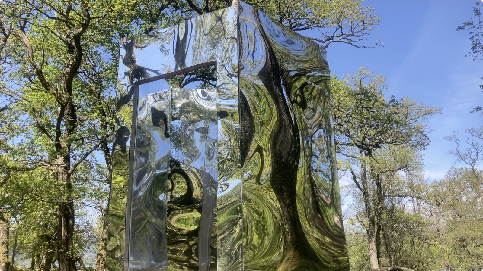 community artworks by artist luke winter for reflect project installed in rothesay