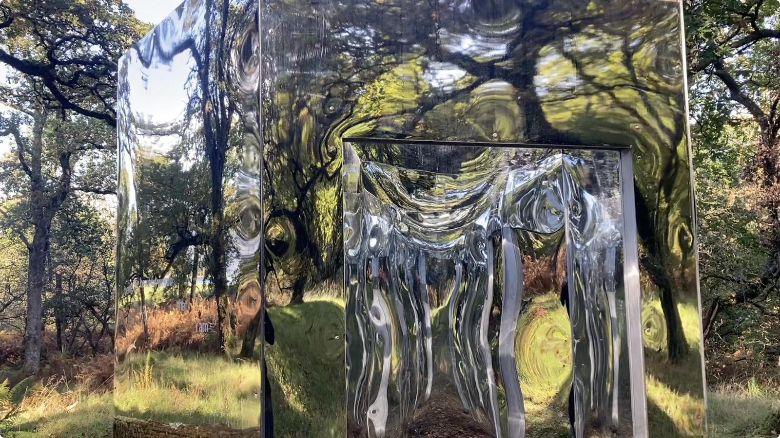 community artworks by artist luke winter for reflect project installed in rothesay