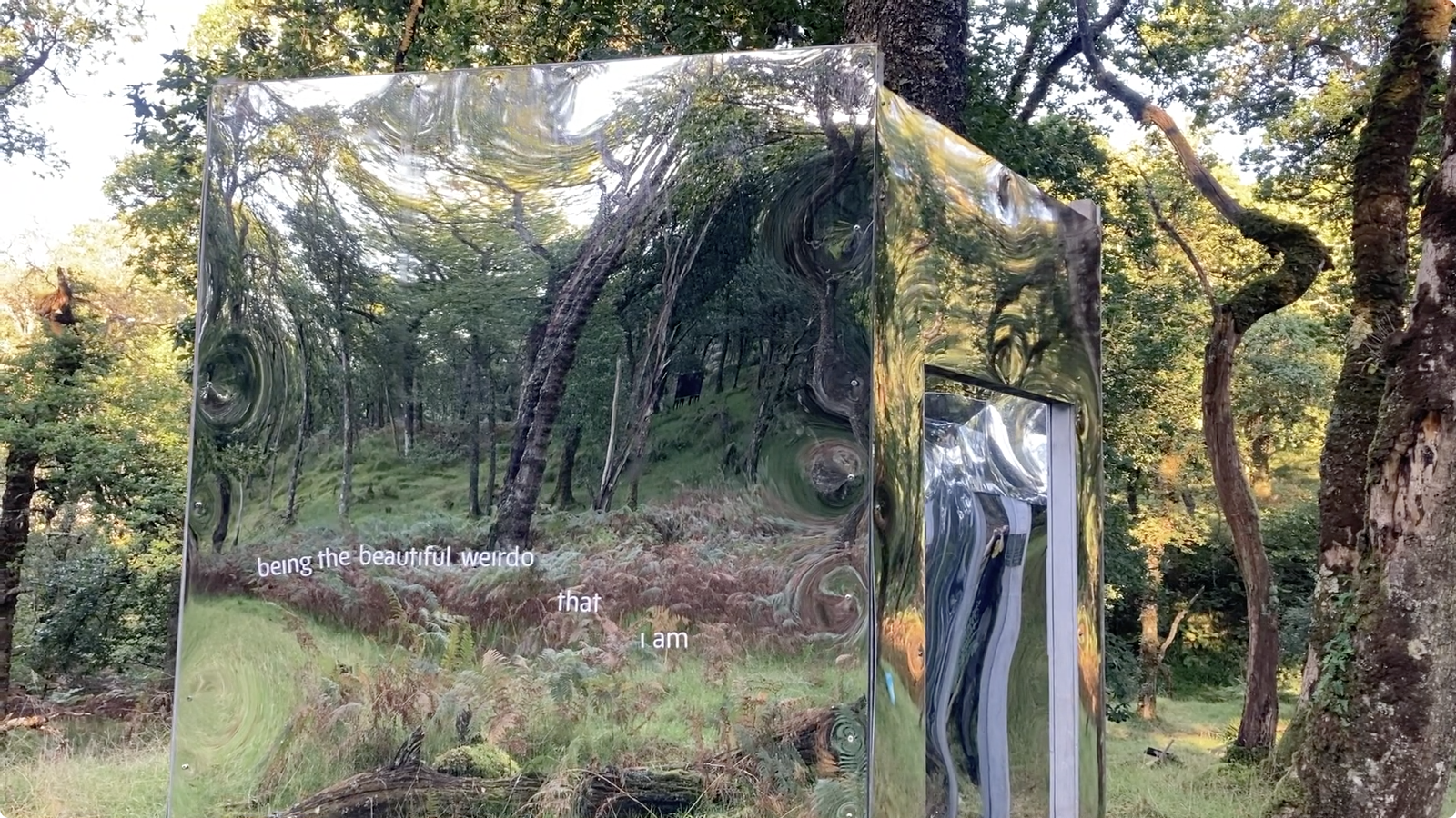 community artworks by artist luke winter for reflect project installed in rothesay